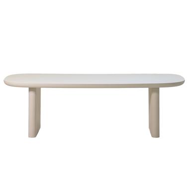 Table de salle à manger ovale Maya - béton beige - 300 cm product