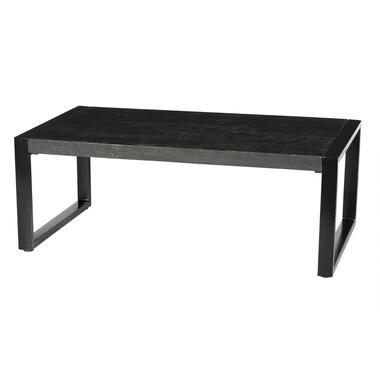 Salontafel Rechthoek - Zwart Mangohout - 110x60x45cm - Norris product