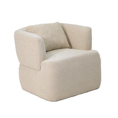 Fauteuil Beige Bouclé - Zitdiepte 64cm - Ollie product