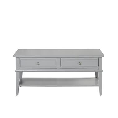 Franklin - Table basse avec 2 tiroirs en MDF gris product