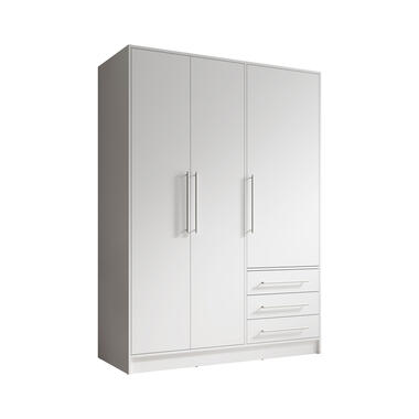 Meubella Kleerkast Jena - Wit - 145 cm product