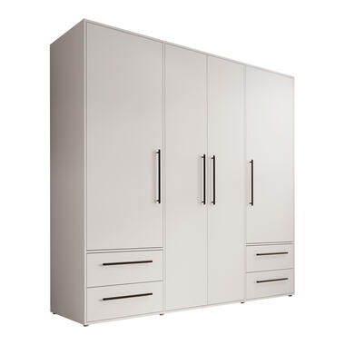 Meubella Kleerkast Mayen - Wit - 206 cm product