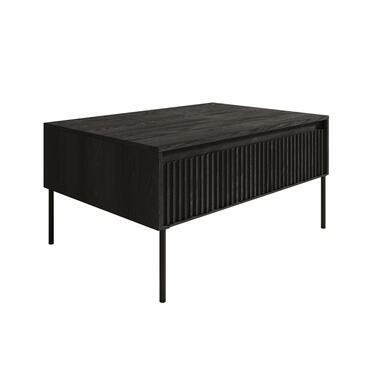 Meubella Salontafel Timoteo - Mat zwart - 100 cm product