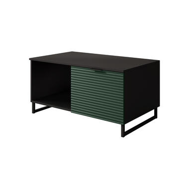 Table basse Delgado - Noir mat - Vert - 100 cm product