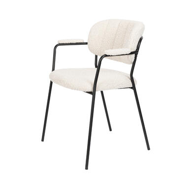 Chaise de salle à manger Viken avec - Tissu - Blanc product