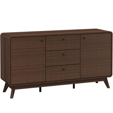 Cassie - Dressoir met 3 laden en 2 deuren walnut-look product