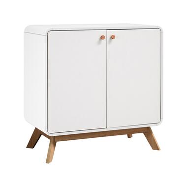 Cassie - Buffet avec 2 portes en aggloméré blanc product