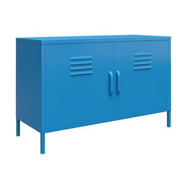 Cache - Armoire avec 2 portes en métal bleu product