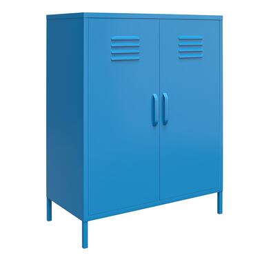 Cache - Armoire avec 2 portes en métal bleu product