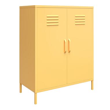 Cache - Armoire avec 2 portes en métal jaune product