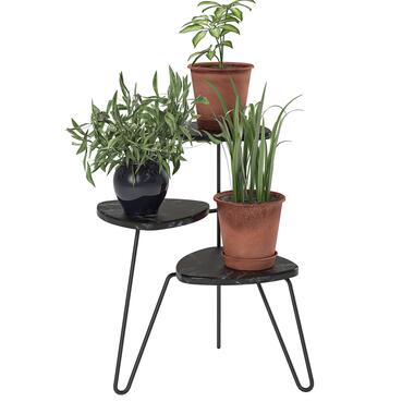 Athena - Support pour plantes en aggloméré stratifié PVC marbre noir product