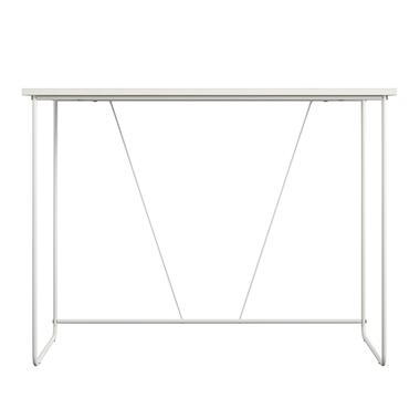 Dante - Bureau d'ordinateur en aggloméré nature et cadre en métal blanc product