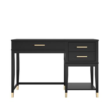 Westerleigh - Bureau d'ordinateur avec plateau élévateur en MDF noir product