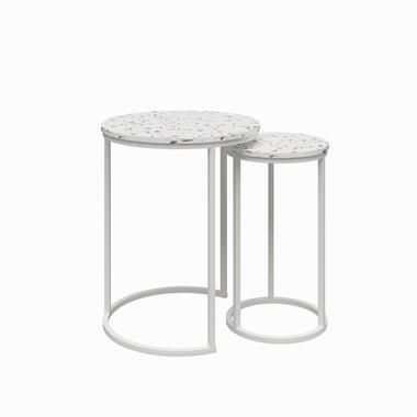 Amelia - Tables gigognes en aggloméré terrazzo product