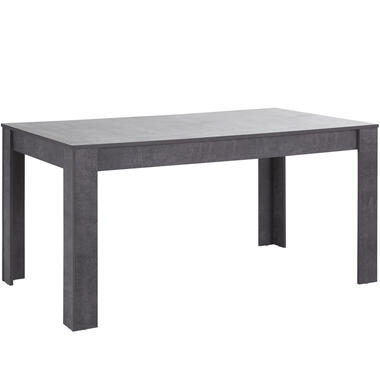 Lynn - Eettafel 160x90 cm 6 personen in leisteen MDF product