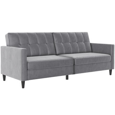 Hartford - Canapé clic-clac 3 places en velours gris product