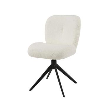 Collection Hoyz - Chaise Confort Rotative. 2 Pièces - Boucle Blanc product