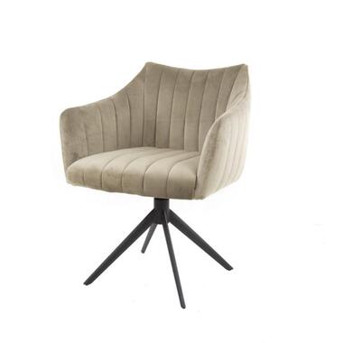 Collection Hoyz - Fauteuil Cinéma Rotatif - Velours Champagne - 2 Pièces product