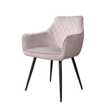 Ravi 3.0 chaise de salle à manger en velours - gris product