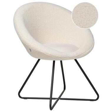 Chaise de salle à manger FLOBY II Bouclé Blanc cassé product