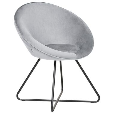 Chaise de salle à manger FLOBY II Velours Gris clair product