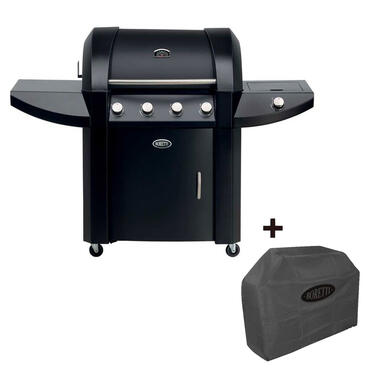 Boretti Robusto gasbarbecue met beschermhoes product
