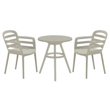 Garden Impressions bistroset Fien zand kleurig - 3-delig product