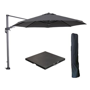 Garden Impressions Hawaii Parasol flottant Ø350 cm Black - gris clair product