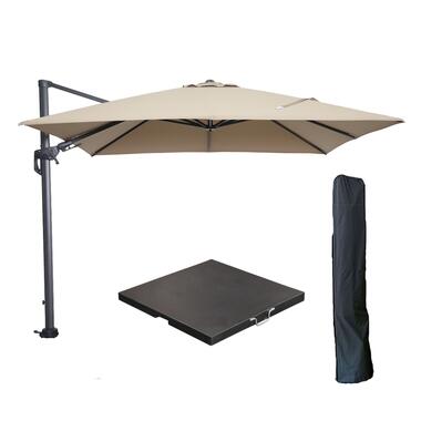 Garden Impressions Hawaii Floating Parasol 300x300 cm - Taupe product