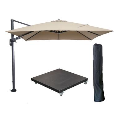 Garden Impressions Hawaii Floating Parasol 300x300 cm - taupe product