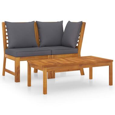 vidaXL - Loungeset - Bruin - Hout product