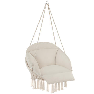 tectake Fauteuil suspendu Samira, Beige product