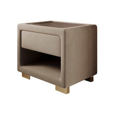 Table de chevet Ofelia - Beige - 52 cm product