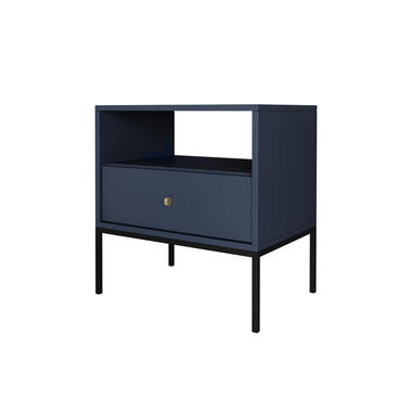 Table de chevet Moreno - Bleu - 54 cm product