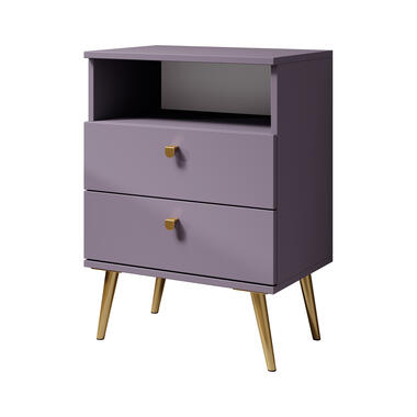 Table de chevet Hidde - Purple - 50 cm product