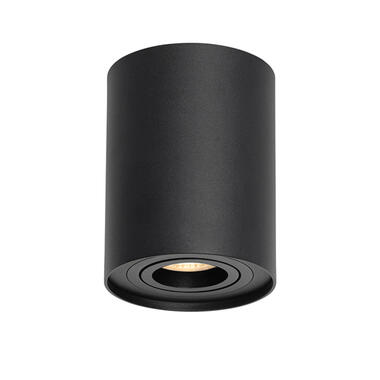 QAZQA spot plafond moderne noir orientable et inclinable - rondoo up product