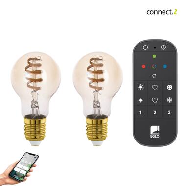 EGLO connect.z Smart Starterspakket - 2x E27 Spiral LED lampen product