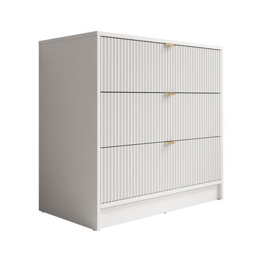 Meubella Ladekast Tavares - Wit - 80 cm product