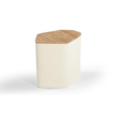 Bijzettafel Organisch 53cm - Beige/Naturel Travertin - Cersei product