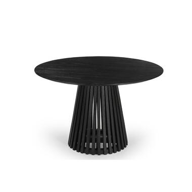 Table de salle à manger ronde Seppe - bois d'acacia noir - 120 cm product