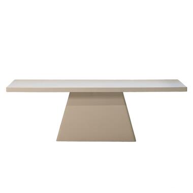 Eettafel Rechthoek 240cm - Beige Eco Composiet - Avia product