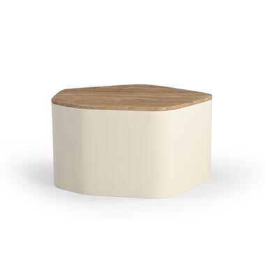 Table basse Beige - Travertin - 76cm - Table basse Cersei product