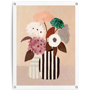 Tuinposter - Autumn Flowers - 80x60 cm Canvas product
