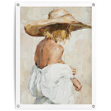 Tuinposter - Summer Girl - 80x60 cm Canvas product