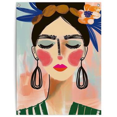 Tuinposter Spring Face - 80x60cm - Bont product