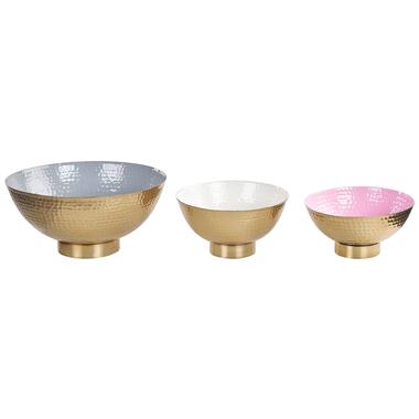 BARU - Decoratieve schalen set van 3 - Goud - IJzer product