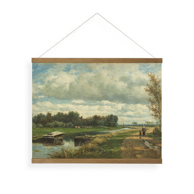 Art for the Home Hangende Poster Linnen - Hollands Landschap - 60x80cm product