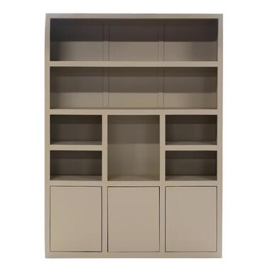 Wandkast Hardhout Beige - 160x46x220cm - Xander product