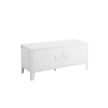 Salino - Banc avec 2 portes en blanc product