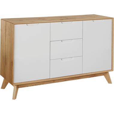 Ezra - Buffet avec 2 portes et 3 tiroirs à l'aspect chêne / blanc product